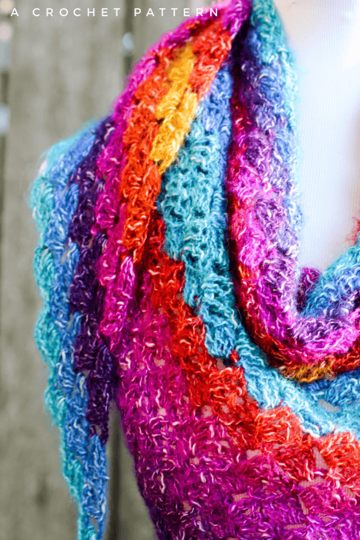 how to make a scarf shawl