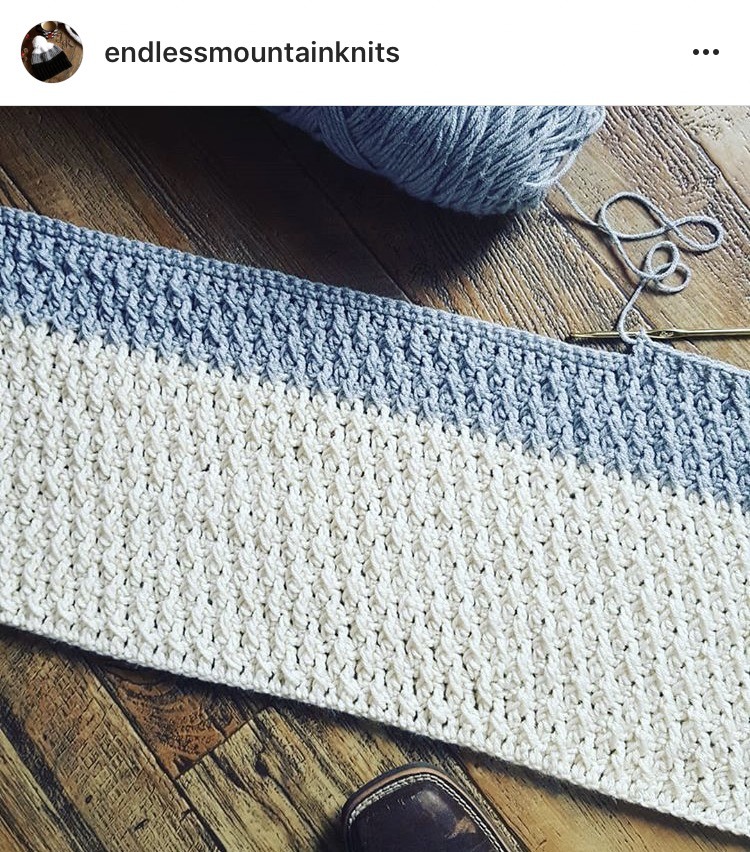 UPDATED: The Alpine Blanket Stitch Pattern! - YarnHookNeedles
