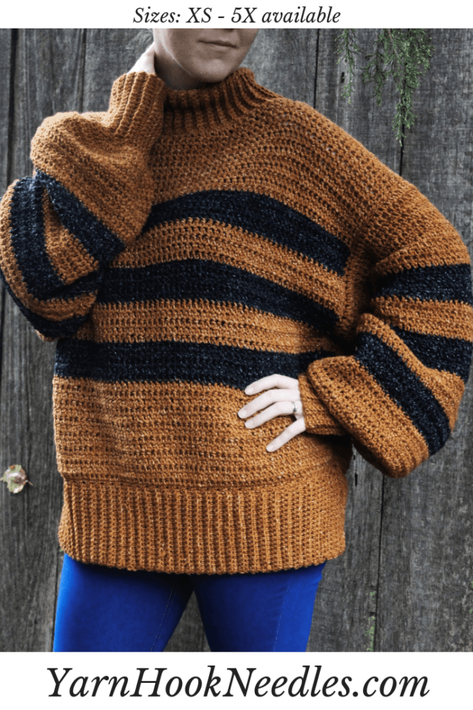 Make This Cozy Calico Crochet Sweater Pattern Over The Weekend!